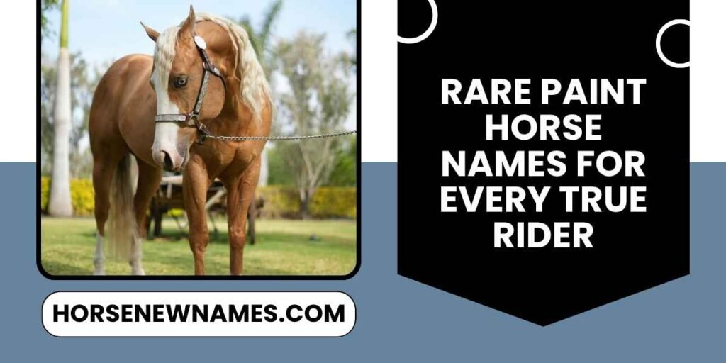 Rare Paint Horse Names For Every True Rider
