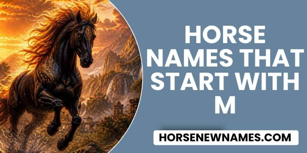 Horse Names That Start With M